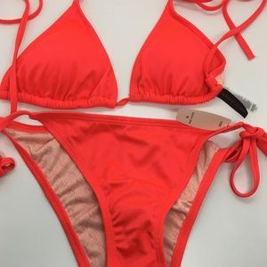 Victoria’s Secret L Top M Bottom Red Bikini.